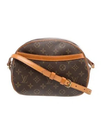 Pre-owned Louis Vuitton Lv Monogram Blois In Brown
