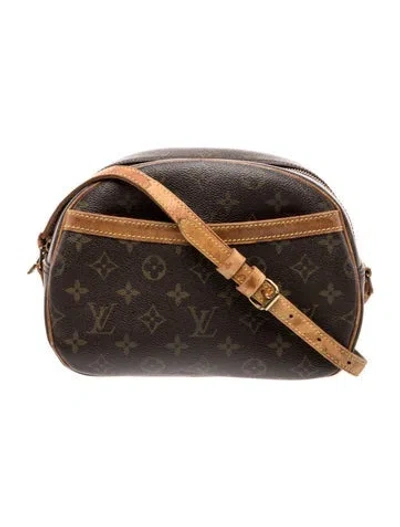 Pre-owned Louis Vuitton Lv Monogram Blois Vintage In Brown