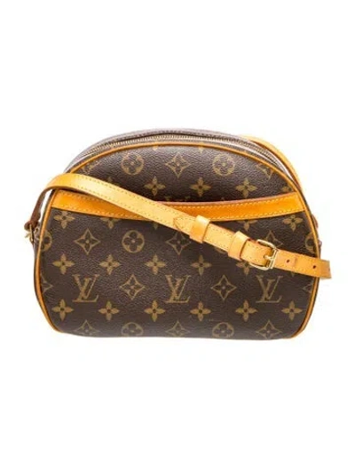 Pre-owned Louis Vuitton Lv Monogram Blois Vintage In Brown