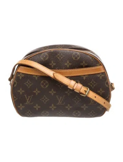 Pre-owned Louis Vuitton Lv Monogram Blois Vintage In Brown