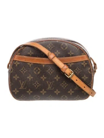 Pre-owned Louis Vuitton Lv Monogram Blois Vintage In Brown