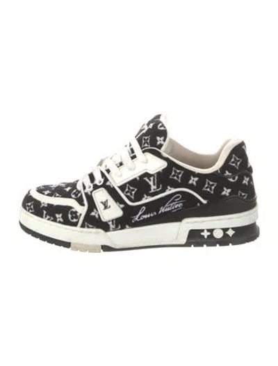 Pre-owned Louis Vuitton Lv Monogram Canvas Sneakers In Multi