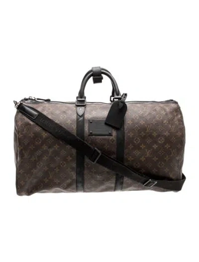 Pre-owned Louis Vuitton Lv Monogram Carry On In Brown