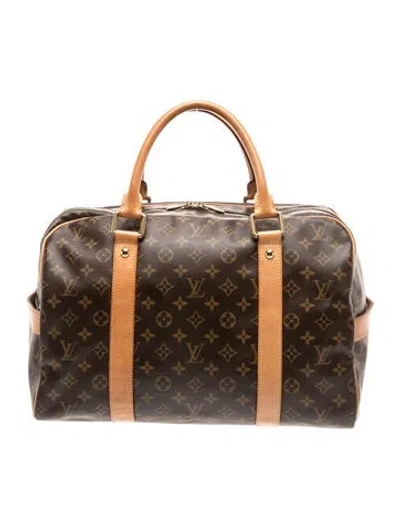 Pre-owned Louis Vuitton Lv Monogram Carryall In Brown
