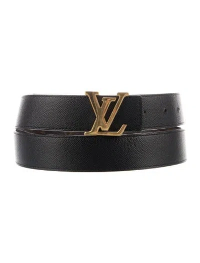 Pre-owned Louis Vuitton Lv Monogram Coated Canvas Belt In Brown