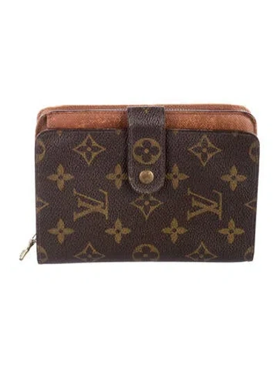 Pre-owned Louis Vuitton Lv Monogram Coated Canvas Wallet In Brown
