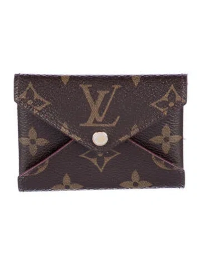 Pre-owned Louis Vuitton Lv Monogram Coated Canvas Wallet In Brown