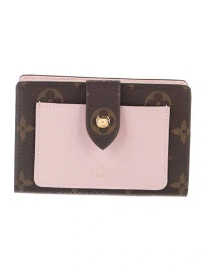 Pre-owned Louis Vuitton Lv Monogram Coated Canvas Zippy Compact Wallet W/ Tags In Multi