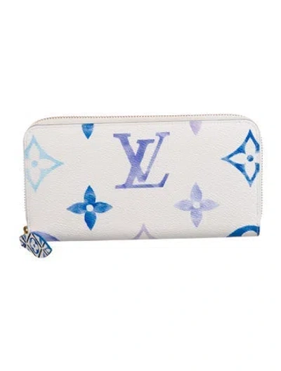 Pre-owned Louis Vuitton Lv Monogram Coated Canvas Zippy Wallet In Multi