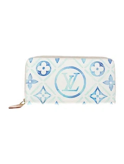 Pre-owned Louis Vuitton Lv Monogram Coated Canvas Zippy Wallet In Multi