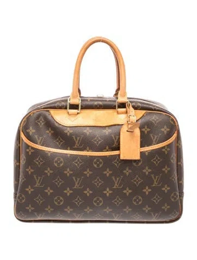 Pre-owned Louis Vuitton Lv Monogram Deauville Vintage In Brown