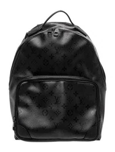 Pre-owned Louis Vuitton Lv Monogram Discovery Cargo Backpack In Brown