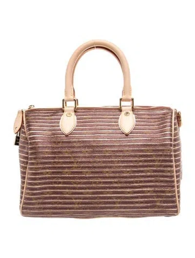 Pre-owned Louis Vuitton Lv Monogram Eden Speedy Bandouliere 30 In Multi