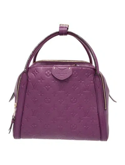 Pre-owned Louis Vuitton Lv Monogram Empreinte Marais In Purple