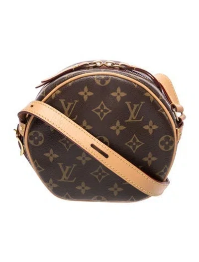 Pre-owned Louis Vuitton Lv Monogram Lv Monogram Boite Chapeau Souple Pm In Brown