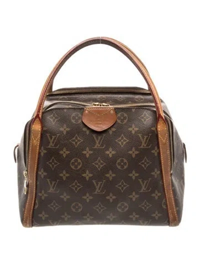 Pre-owned Louis Vuitton Lv Monogram Marais In Brown