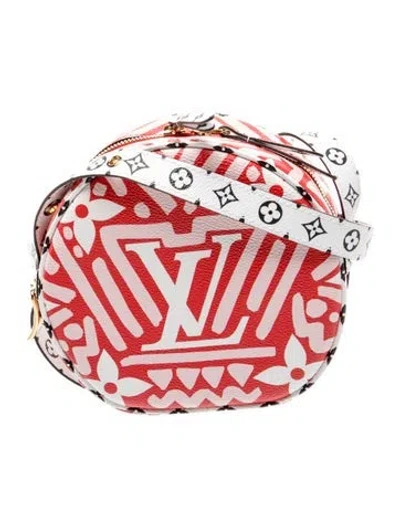 Pre-owned Louis Vuitton Lv Monogram Monogram Canvas Crafty Boite Chapeau Souple Pm Bag Pm In Red