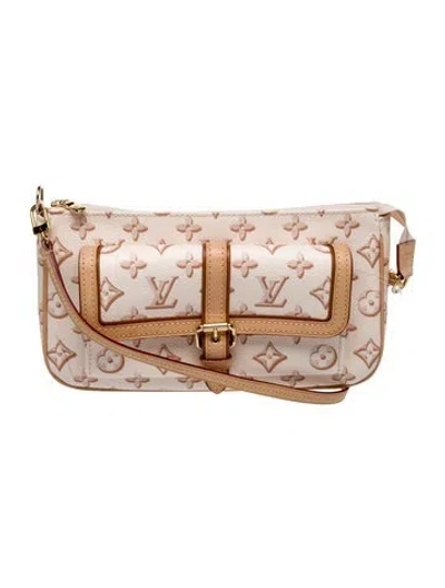 Pre-owned Louis Vuitton Lv Monogram Monogram Fall For You Maxi Multi Pochette Accessories Beige Clair Maxi In Neutral