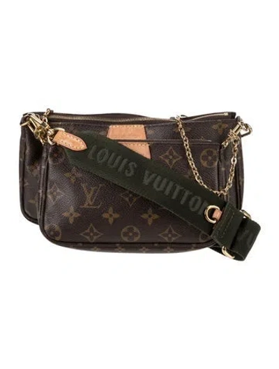 Pre-owned Louis Vuitton Lv Monogram Multi Pochette Accessoires In Brown
