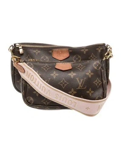 Pre-owned Louis Vuitton Lv Monogram Multi Pochette Accessoires In Brown