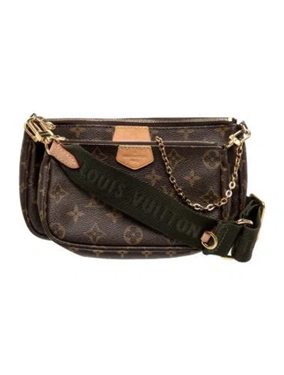 Pre-owned Louis Vuitton Lv Monogram Multi Pochette Accessoires In Brown
