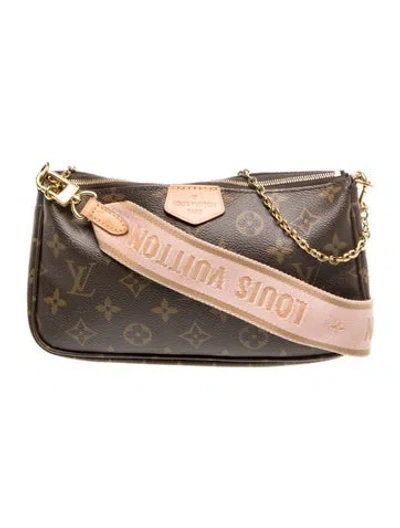 Pre-owned Louis Vuitton Lv Monogram Multi Pochette Accessoires In Brown