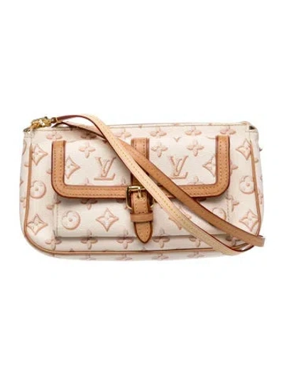 Pre-owned Louis Vuitton Lv Monogram Multi Pochette Accessoires Maxi In Neutral