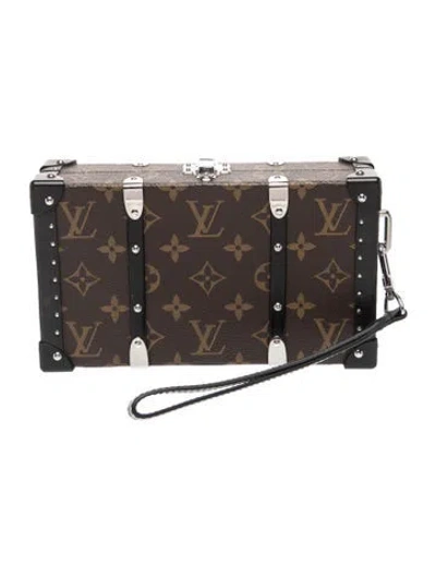 Pre-owned Louis Vuitton Lv Monogram Neo Wallet Trunk In Brown