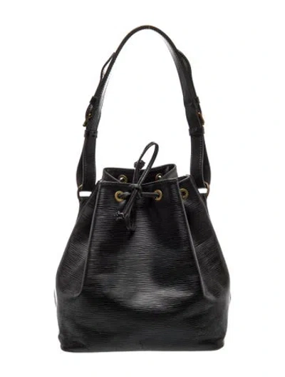Pre-owned Louis Vuitton Lv Monogram Noé Petit In Black
