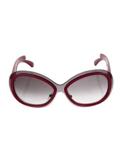 Pre-owned Louis Vuitton Lv Monogram Oversize Sunglasses In Gray