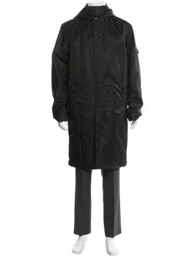 Pre-owned Louis Vuitton Lv Monogram Parka In Black