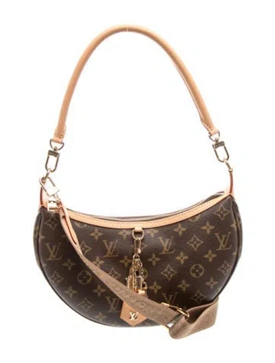 Pre-owned Louis Vuitton Lv Monogram Pochette Accessoires In Brown