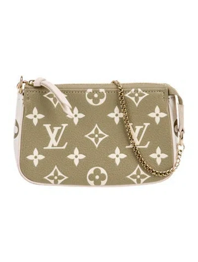 Pre-owned Louis Vuitton Lv Monogram Pochette Accessoires Mini 2022 W/ Tags In Neutral