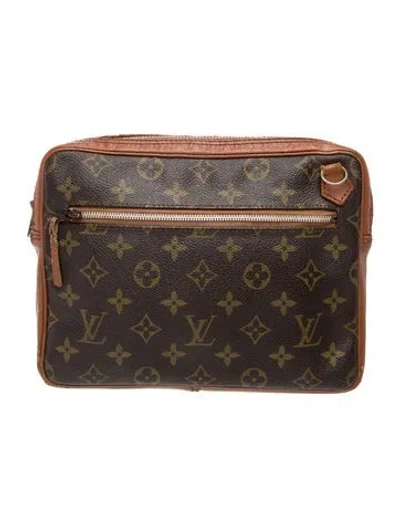 Pre-owned Louis Vuitton Lv Monogram Pochette Sport Vintage In Brown