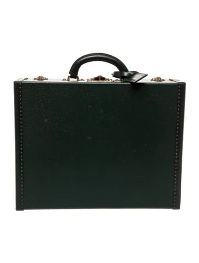 Pre-owned Louis Vuitton Lv Monogram President Trunk 45 Vintage In Green