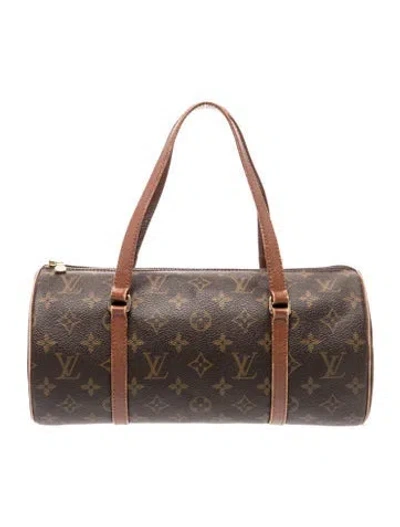Pre-owned Louis Vuitton Lv Monogram Sac Souple In Brown