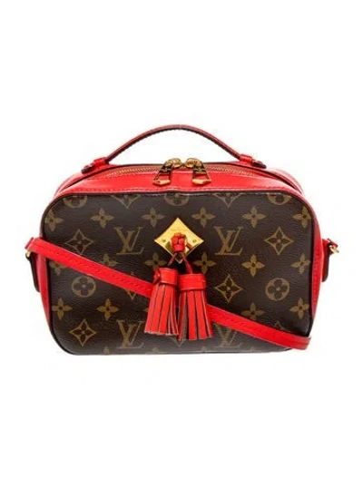 Pre-owned Louis Vuitton Lv Monogram Saintonge In Multi