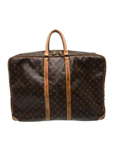 Pre-owned Louis Vuitton Lv Monogram Sirius 60 Vintage In Brown
