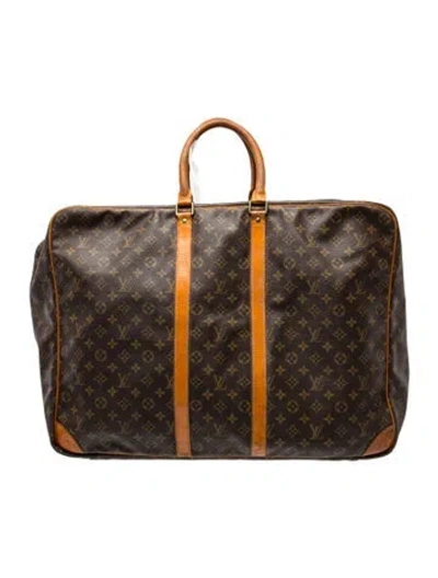 Pre-owned Louis Vuitton Lv Monogram Sirius 60 Vintage In Brown