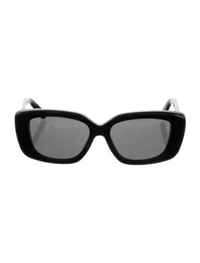 Pre-owned Louis Vuitton Lv Monogram Square Sunglasses In Black
