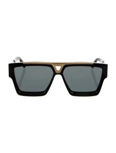 Pre-owned Louis Vuitton Lv Monogram Square Sunglasses In Black