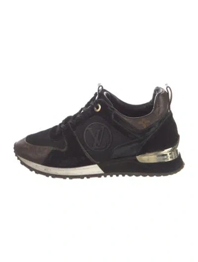 Pre-owned Louis Vuitton Lv Monogram Suede Sneakers In Multi
