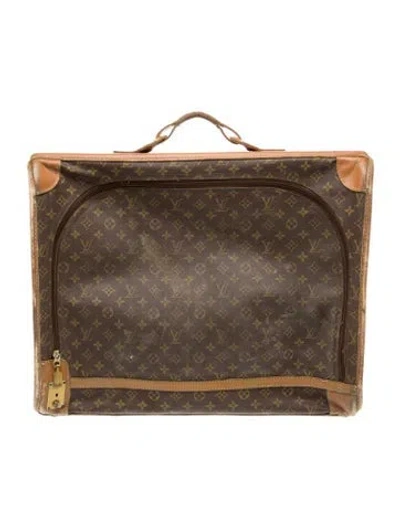 Pre-owned Louis Vuitton Lv Monogram Suitcase In Brown