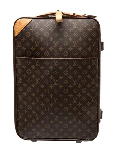 Pre-owned Louis Vuitton Lv Monogram Suitcase In Brown