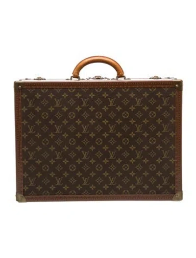 Pre-owned Louis Vuitton Lv Monogram Suitcase In Brown