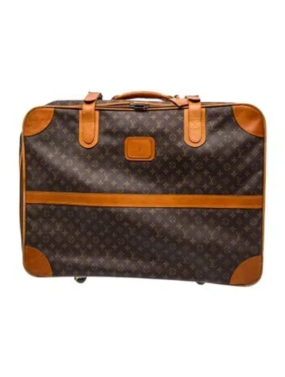 Pre-owned Louis Vuitton Lv Monogram Suitcase Vintage In Brown