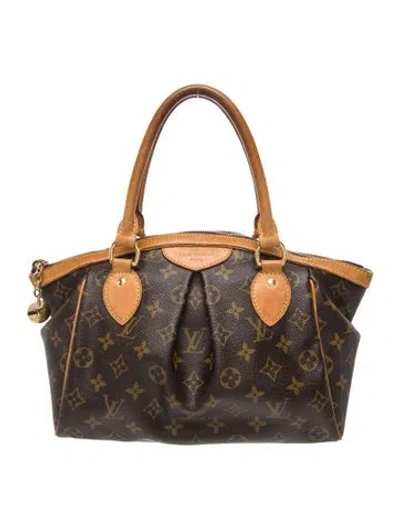 Pre-owned Louis Vuitton Lv Monogram Tivoli Pm In Brown
