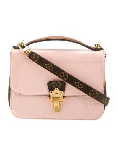 Pre-owned Louis Vuitton Lv Monogram Top Handle Bag In Brown