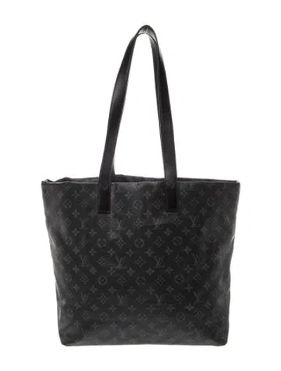 Pre-owned Louis Vuitton Lv Monogram Tote In Black