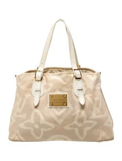 Pre-owned Louis Vuitton Lv Monogram Tote In Neutral
